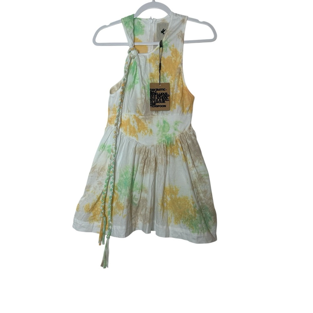 One Teaspoon  Tie Dye Dress Women's Size 8 Mini Beach Sleeveless Summer New‎
